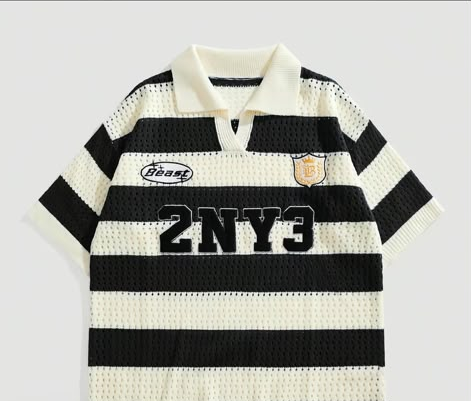 Striped Knit Polo
