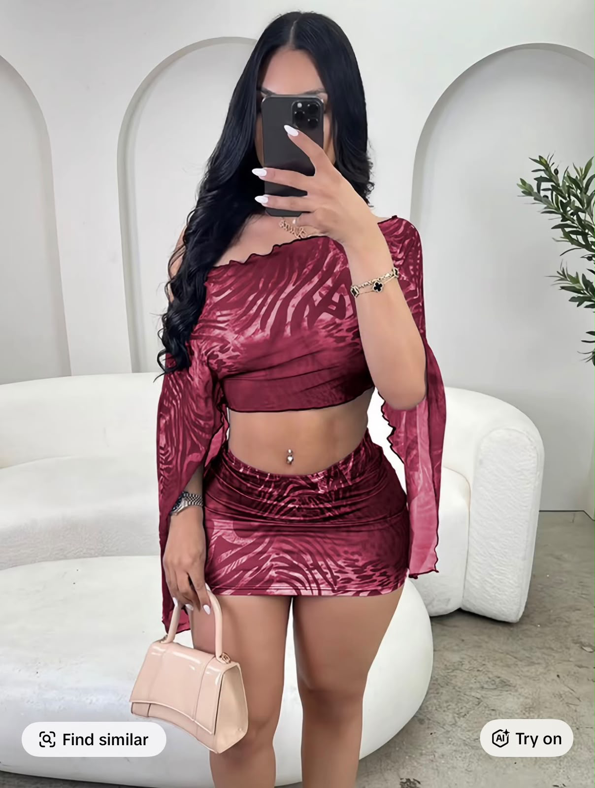 Women's Tiger Print Set
